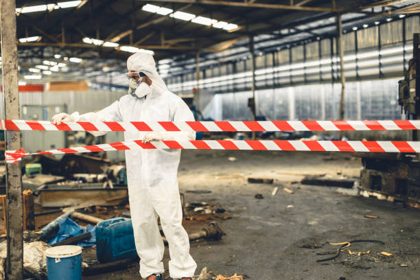 Professional Unattended Death Cleanup technician working in Temple, NH